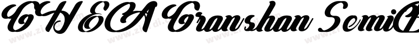 GHEA Granshan SemiBo字体转换